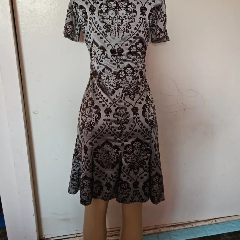 Emporio Armani Black and White Midi Dress - Picture 6 of 7